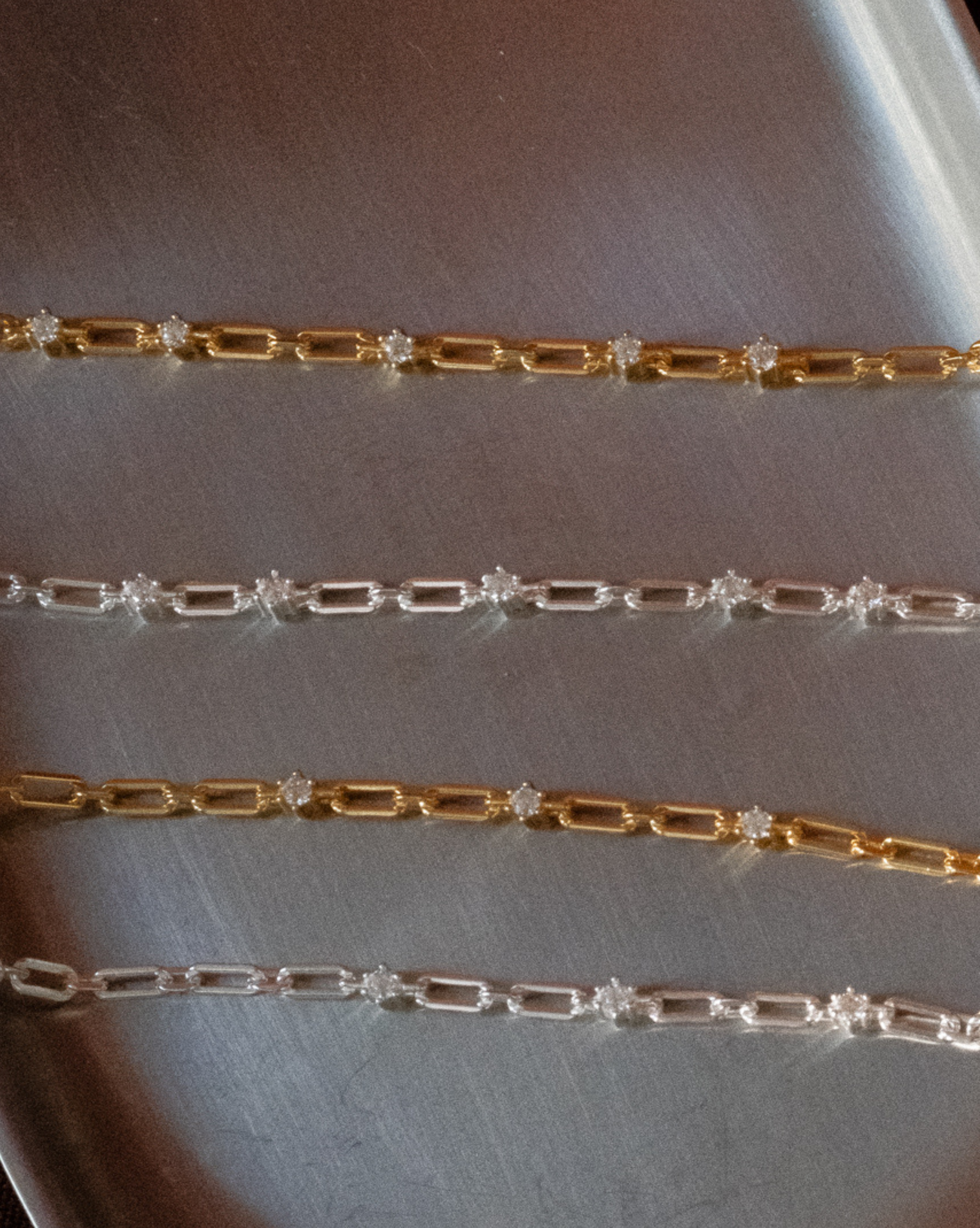 Satellite Paperclip Necklace