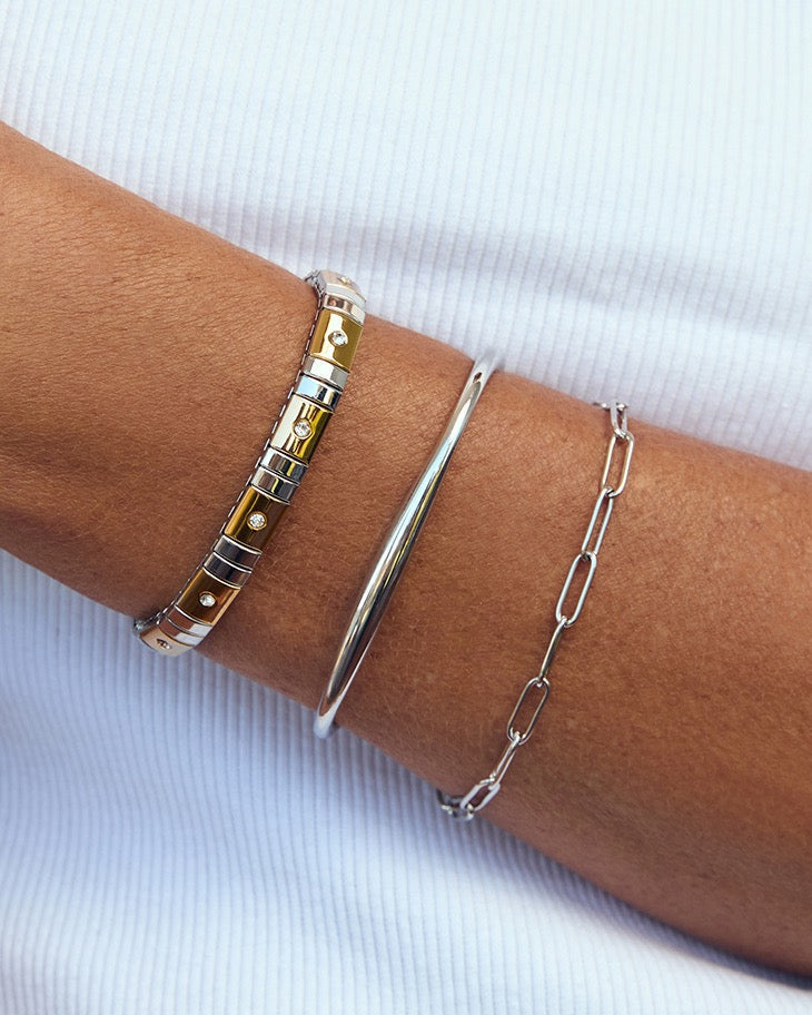Madison Silver Cuff Bracelet
