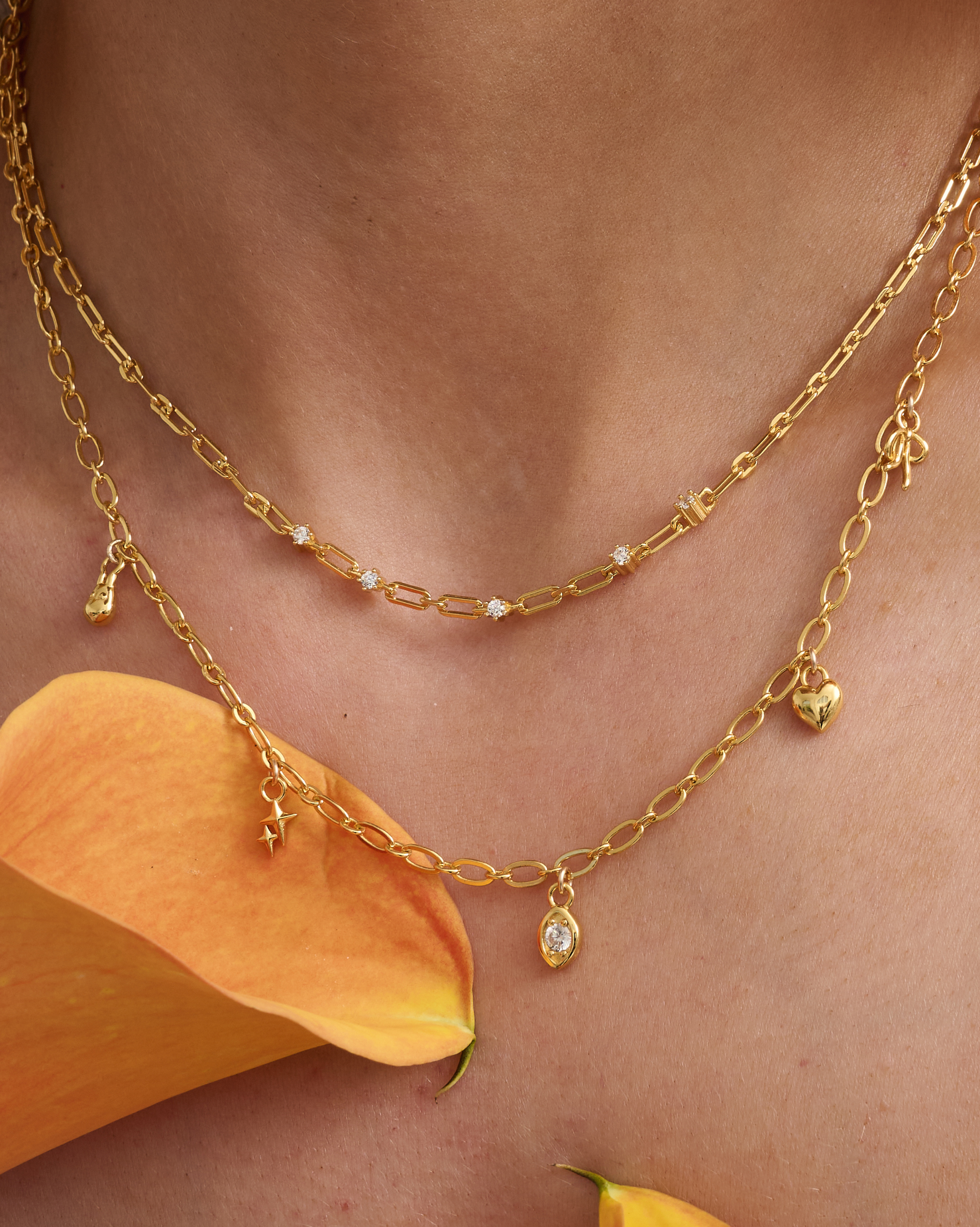Satellite Paperclip Necklace