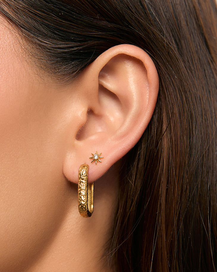 Farrah Gold Link Earrings