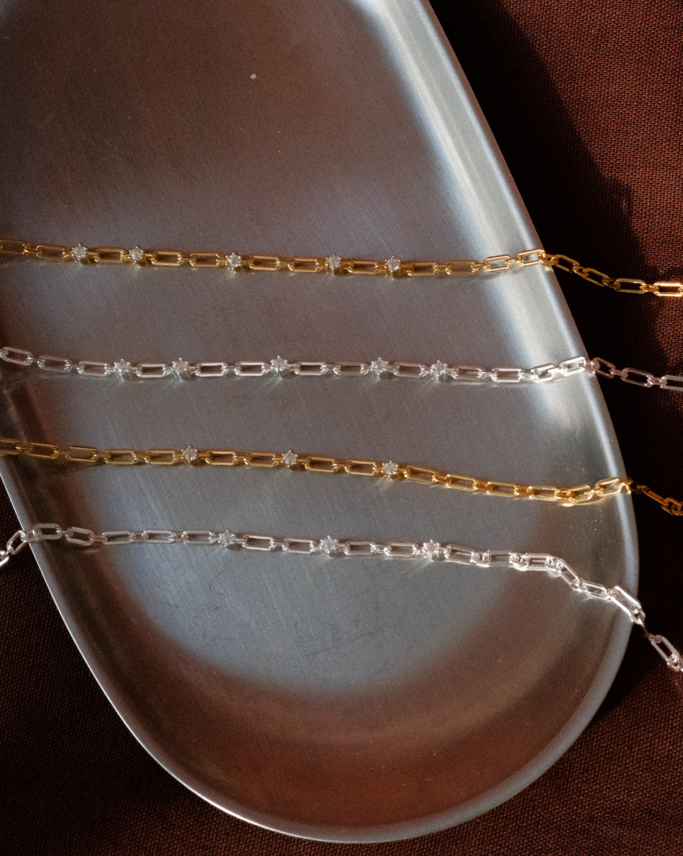 Satellite Paperclip Necklace