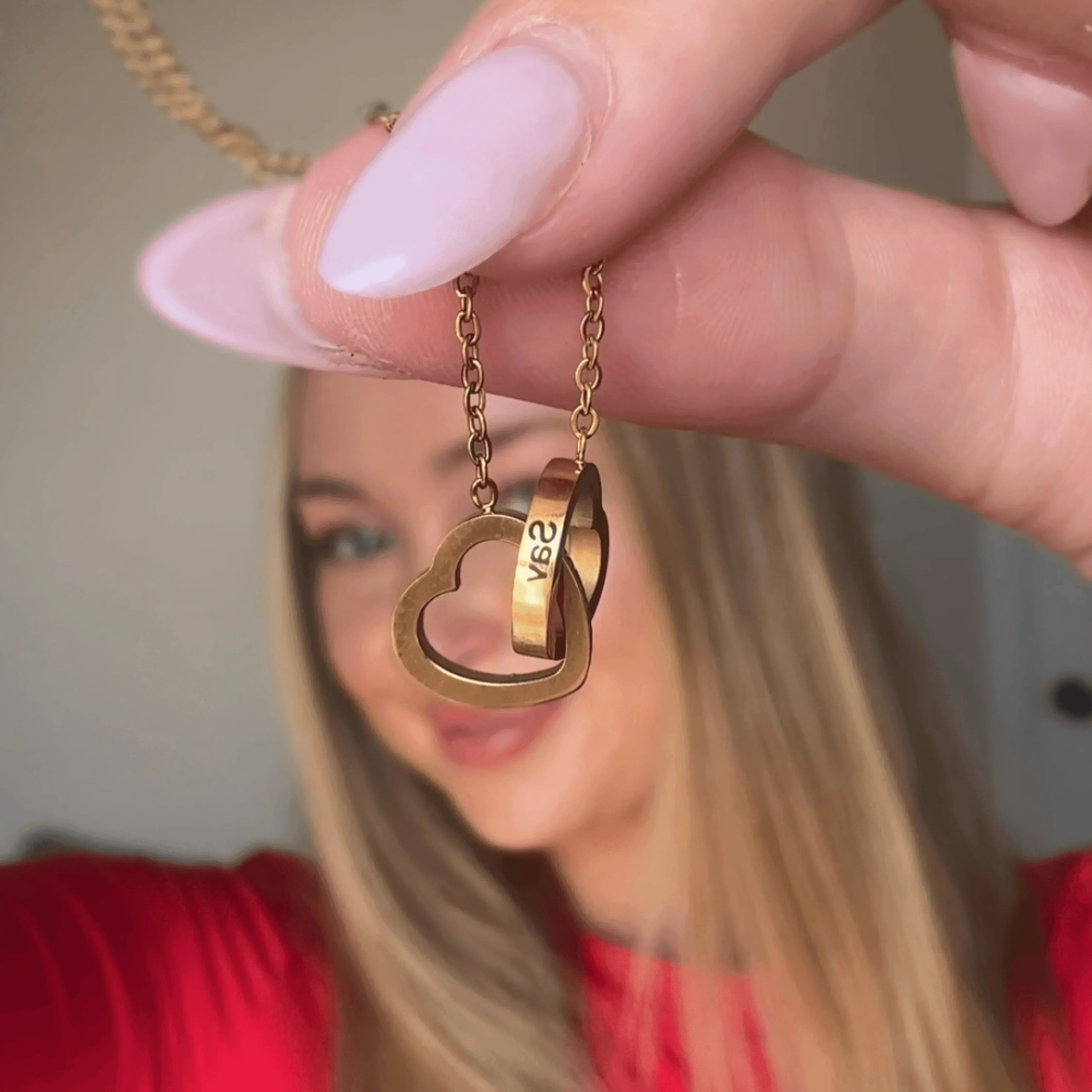 Engraved Heart Necklace