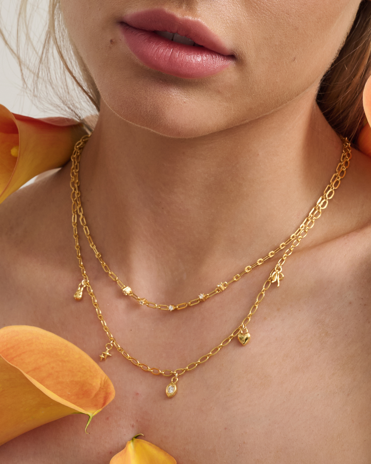 Satellite Paperclip Necklace